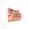 Silver carved earrings are fashionable and simple women's earrings Application Scenario